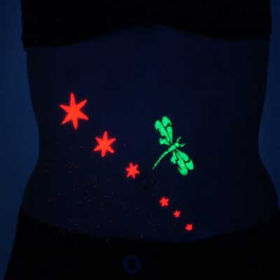 Soiree Fluo Body Paint Tatouage