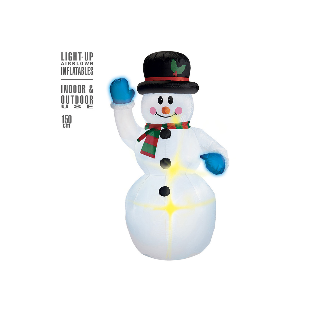 bonhomme de neige lumineux extérieur
