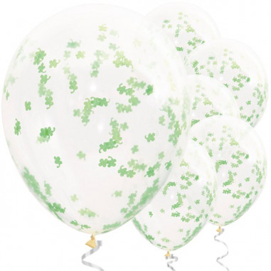 Ballon Confetti St Patrick - Lot de 5