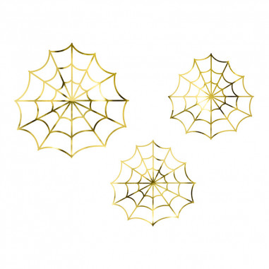 Goldene Spinnennetze