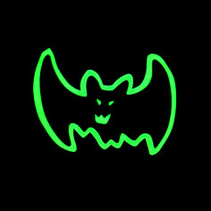 Déco Phospho Adhésive Chauve-Souris