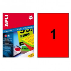 Etiquettes A4 Fluo - Lot de 20