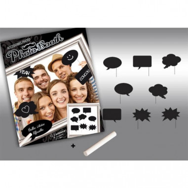 Photobooth Slate Packung mit 8 Stück