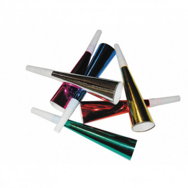 Trompettes Mettalisées - Lot de 6 Trompettes Mettalisées - Lot de 6