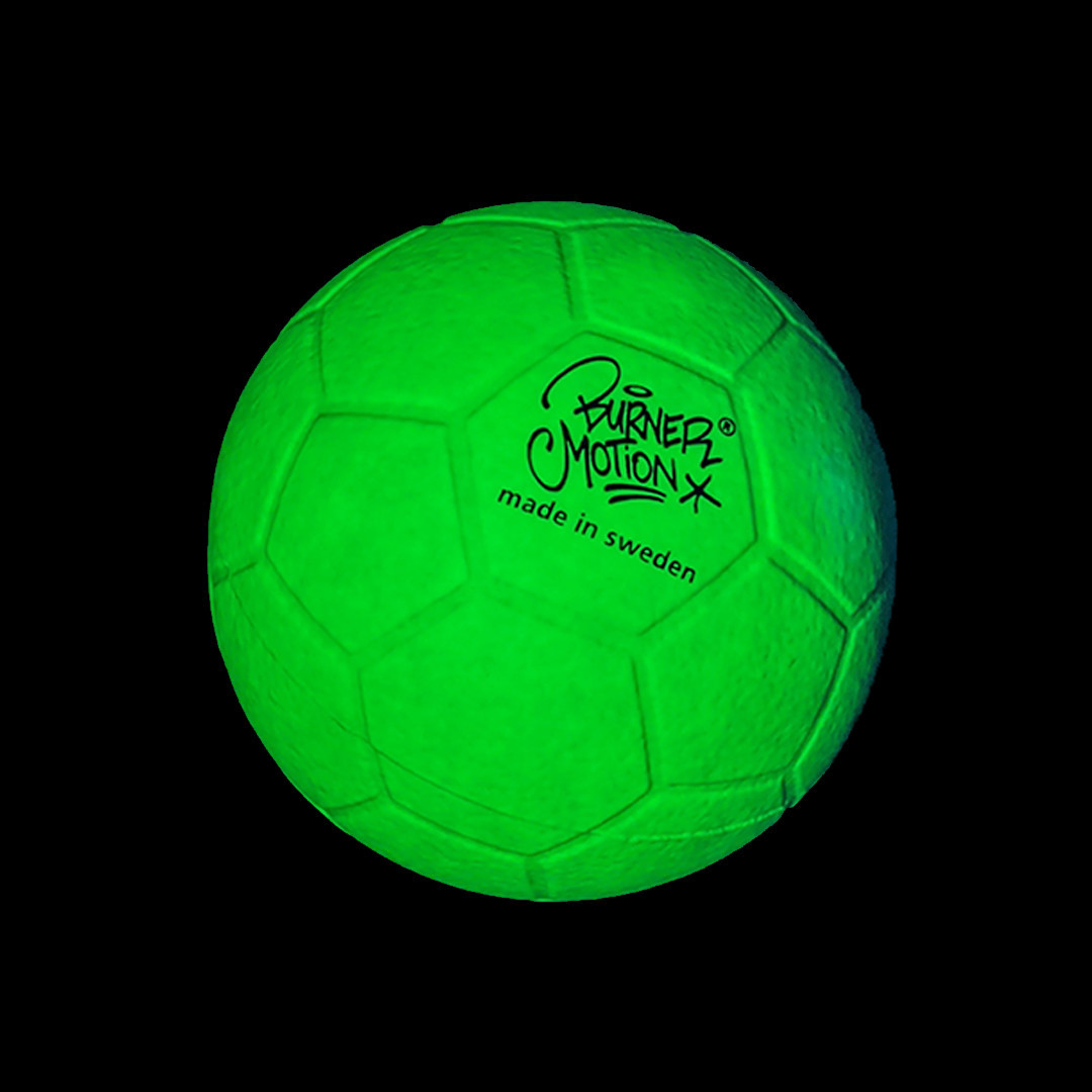 Ballon de foot fluo