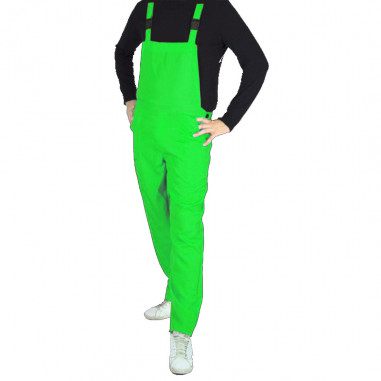 Neongrüne Overalls