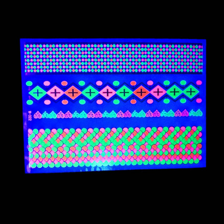 Tatouages Ephémères Fluo
