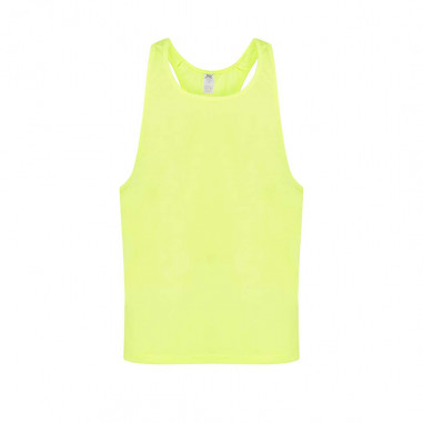 Tank-Top Neon-Summer-Party Gelb