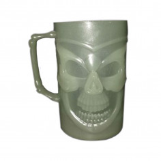 Bierglas totenkopf Phosphor