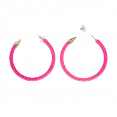 Boucles d'Oreilles Créoles Fluo