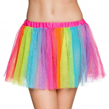 Déguisement femme années 80 - Tutu fluo