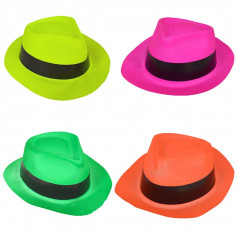 Chapeau Fluo Al Capone - Lot de 48