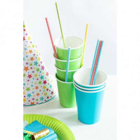 Gobelet Bleu Bébé - Lot de 8