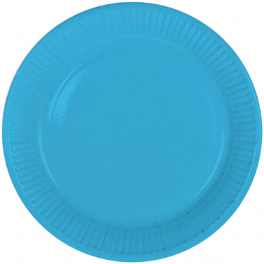 Assiette rose - Lot de 8