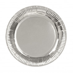 Assiette Argentée - Lot de 6