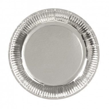 Assiette Argentée - Lot de 6