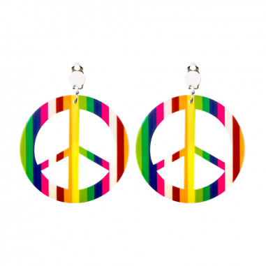 Boucle d'oreilles Hippie Multicolore