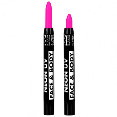 Crayon maquillage fluo: 6 couleurs
