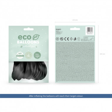 Ballon Biodégradable Noir - Lot de 10 Ballon Biodégradable Noir - Lot de 10