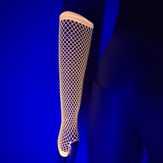 Pulswärmer Neon-Netz-Lange 2