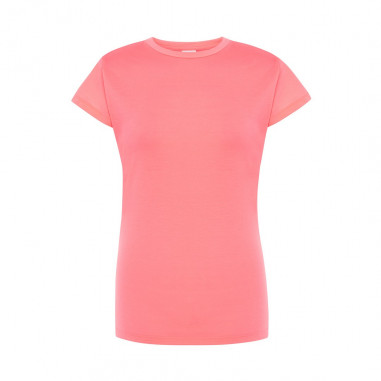 T-shirt Fluo Femme Rose