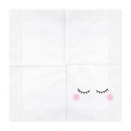 Serviette Nuage - Lot de 20