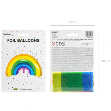 Regenbogenfolienballon