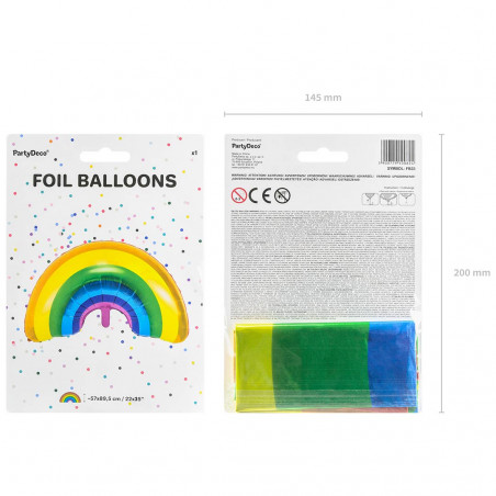 Regenbogenfolienballon