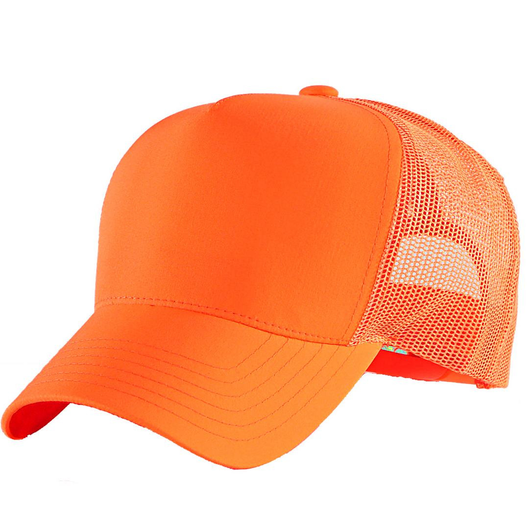 Chapeau orange fluorescent pas cher