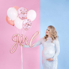 Ballon Foil Girl Rose Gold 2