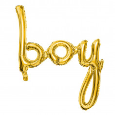 Ballon Foil Boy Doré