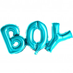 Ballon Aluminium Bleu Boy