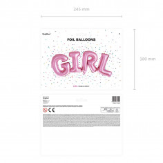 Ballon Foil Girl Rose 2