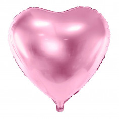 Ballon Aluminium Coeur Rose