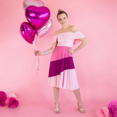 Ballon Foil Coeur Rose