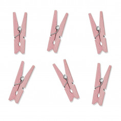 Kleine rosa Nadel - Lot von 20