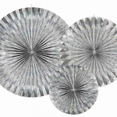 Rosette décorative Holographique - Lot de 3