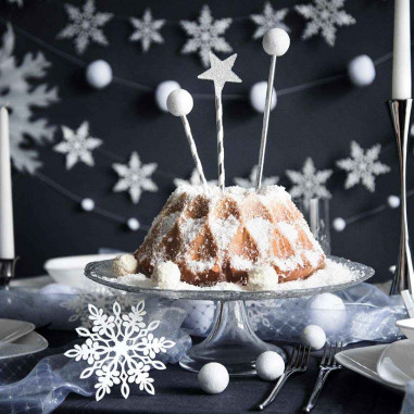 Paille Blanche et Argent - Lot de 10