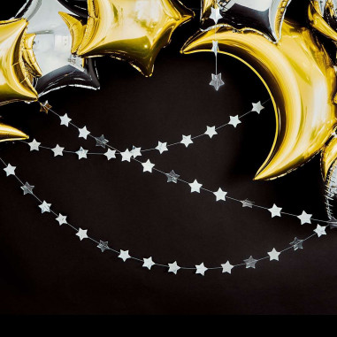 Guirlande Argentée Etoiles Guirlande Argentée Etoiles