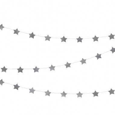 Guirlande argentée étoile