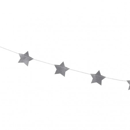 Guirlande Argentée Etoiles