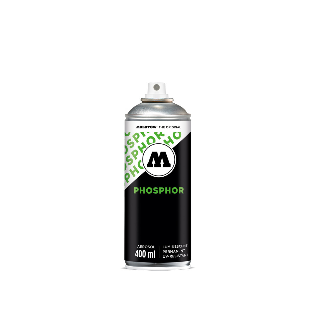 Peinture Phosphorescente Invisible, Bombe de 400 ml - Couleur de nuit