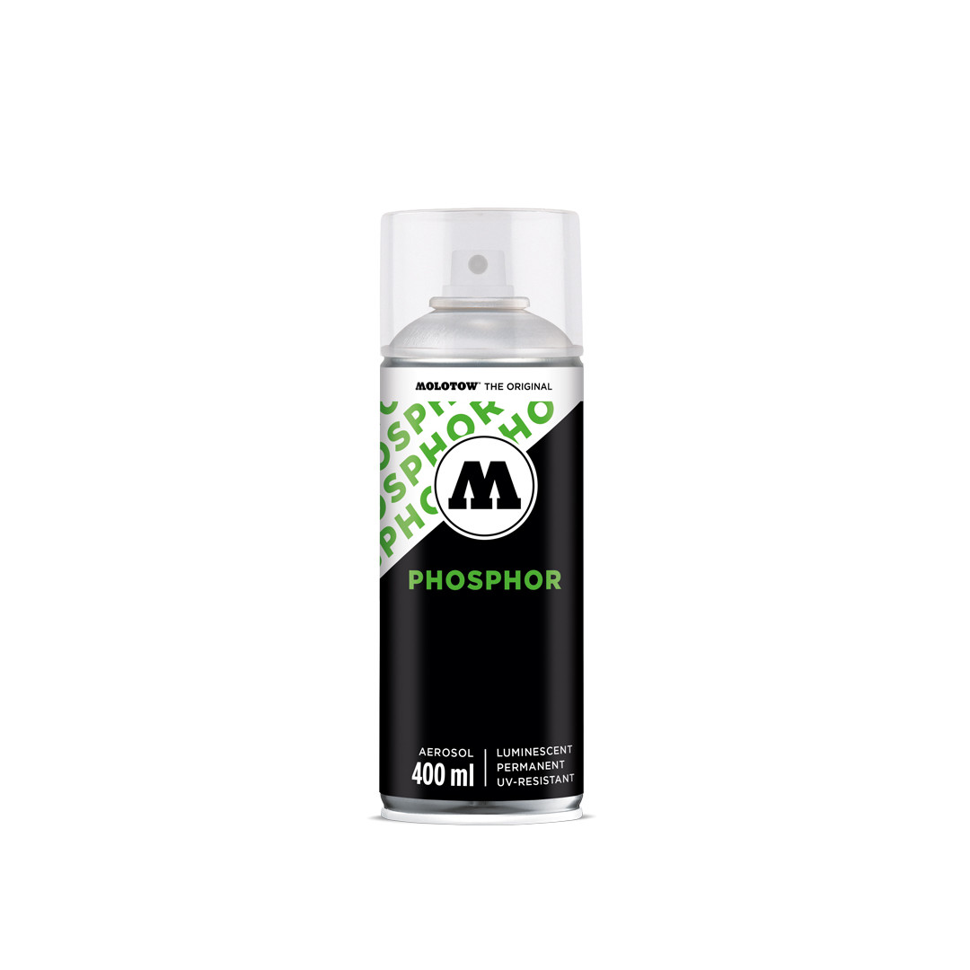 Peinture Phosphorescente Invisible, Bombe de 400 ml - Couleur de nuit