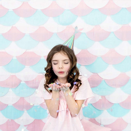 Mini Chapeaux Sirène Iridescents - Lot de 6