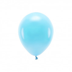 Blauer biologisch abbaubarer Ballon - Packung mit 10 Stück