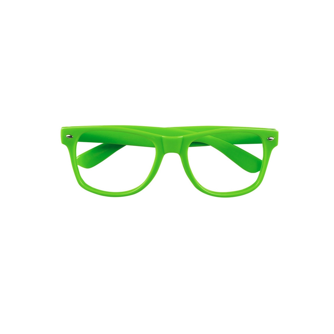 Lunette perles fluo verte