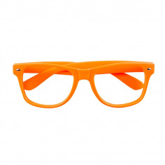 Lunettes Fluo Sans Verre orange