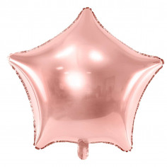 Ballon Aluminium Etoile Rose Gold