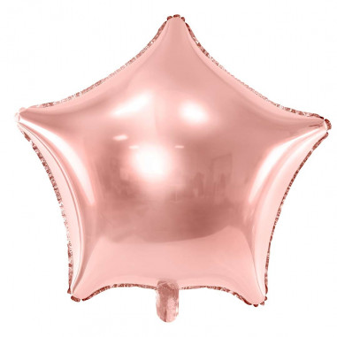Roségold Sternfolienballon