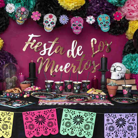 Schwarze Strohhalme mit weißen Gewichten - Packung mit 10 Stück